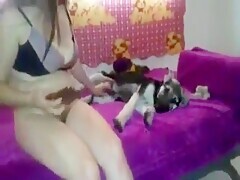 Homemade Hard Fuck With A Dog