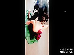 Fucking Her Pussy With Dog